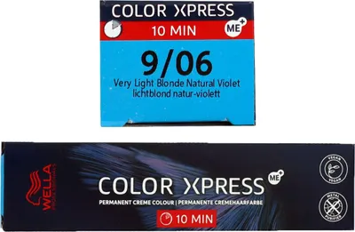 Produktbild von Wella Color Xpress 60 ml 9/06 lichtblond natur violett Haarfarbe