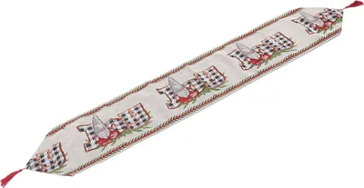 Image de Chemin de table de Noël Réutilisable Lavable 1.8m Long Chemin de table en tissu tricoté Vacances pour la maison Café Type 2