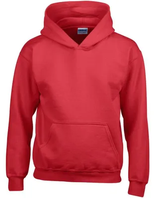 Produktbild von Gildan Kinder Sweatshirt mit Kapuze FK388 (S) (Rot)