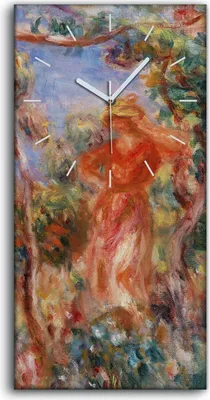 Produktbild von Dekor Leinwand Uhr Wandbilder 30x60 Malerei Abstrakte Wald Bäume Frauen - weiße Hände