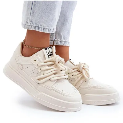 Produktbild von Damen Beige Kunstleder Sneakers Avanalis 39