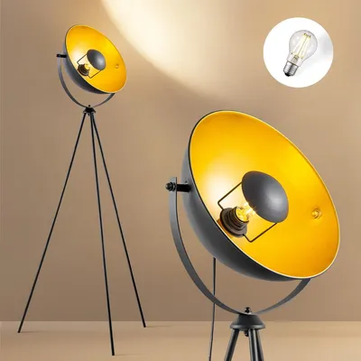 Immagine prodotto di Home Sweet Home Classic Lampada da terra Letal - Lampada da terra - Nero/Oro