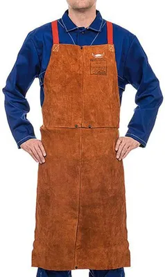 Produktbild von Arbeitsschürze aus Leder für Schweißen, Schutz vor Funken und Hitze, 107x80 cm