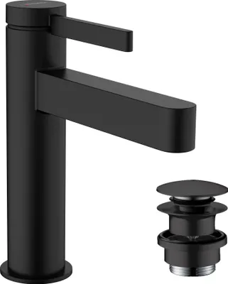 Image de hansgrohe Finoris robinetterie de lavabo monocommande 110 avec vidage PUSH-Open, portée 139mm, 76023670
