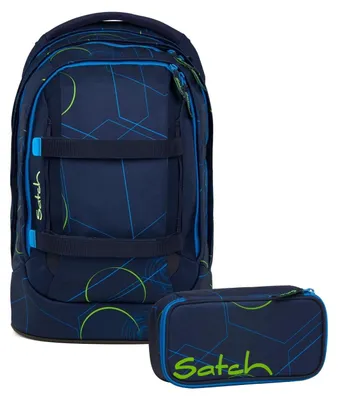 Produktbild von Satch, Schulrucksack-Set PACK Blue Tech 2-teilig, ab 5. Klasse