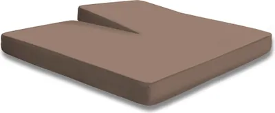 Produktbild von Split Topper Spannbettlaken taupe 180x200 - 200x200 cm Heavy Jersey Baumwolle