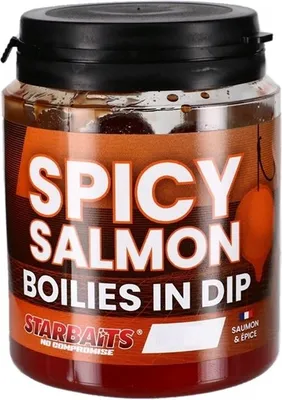 Obrázek produktu pro Starbaits Boilies V Dipu Spicy Salmon 150g  24mm