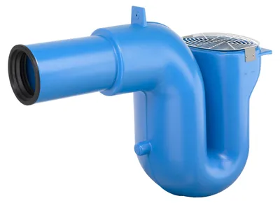 Produktbild von Überlaufsiphon DN 150 mit Nagetiersperre Edelstahl