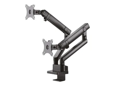 Immagine prodotto di ICY BOX IB-MS314-T - Kit di montaggio - braccio doppio regolabile - per 2 monitor - nero - dimensioni dello schermo: fino a 81,3 cm (fino a 32 pollici)