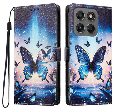 Obrázek produktu pro Pouzdro na mobilní telefon z umělé kůže pro Motorola Moto G87, G77, G67 5G, s potiskem