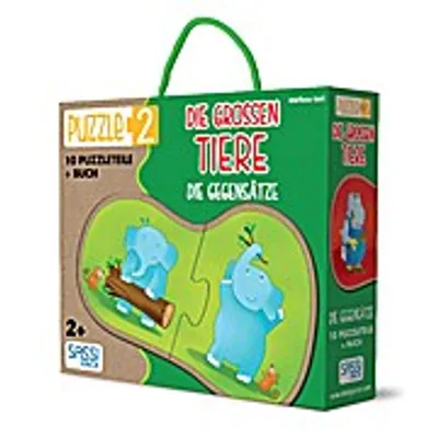 Produktbild von Die Grossen Tiere - Die Gegensatze (Kinderpuzzle)