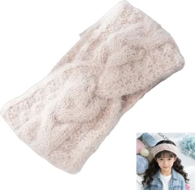Produktbild von 12 Stück Damen Stirnbänder Winter Gestrickt Haarband Stricken Stirnbänder,Stirnband, Gestrickt Elastische Stirnband für Mädchen Damen