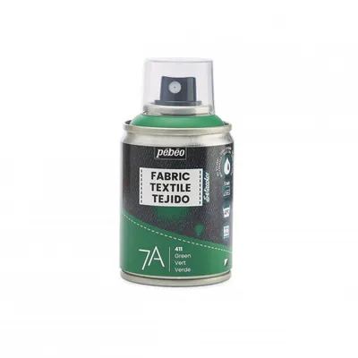 Image de Pebeo 7A peinture textile aérosol à base d'eau, 100 ml, vert