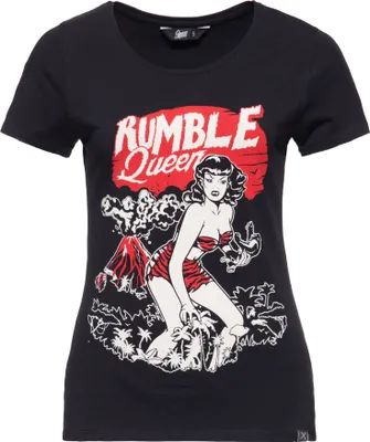 Produktbild von Queen Kerosin T-Shirt -  Rumble Queen Schwarz XS