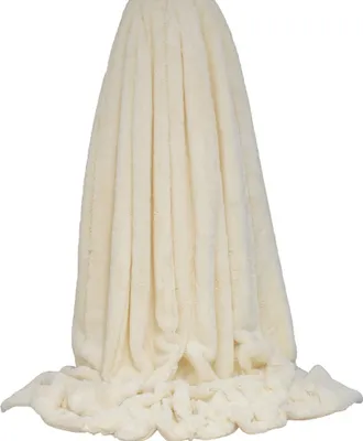 Produktbild von Riva Home Empress Kunstfell Decke RV1028 (140cm x 200cm) (Creme)