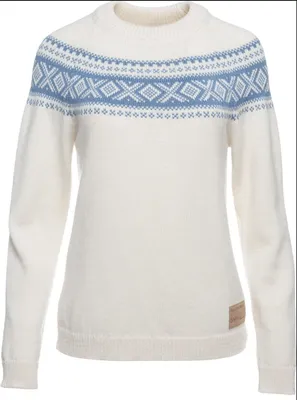 Produktbild von DALE OF NORWAY Vågsøy Sweater Damen Pullover weiss S