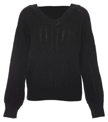 Obrázek produktu pro Dámský svetr MALUBA – černý, velikost XL/XXL