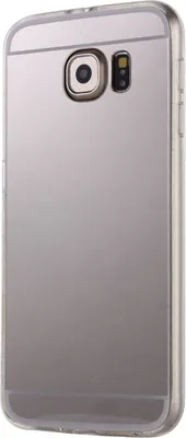 Produktbild von Samsung Galaxy S7 Edge Handy Hülle Spiegel Mirror Soft-Case Schutz-Cover Silber