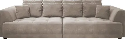 Produktbild von DOMO-HOME Big Sofa TIGA mit Elektrisch Ausziehbaren Sitzflächen 302x136cm| Stilvolle und | Moderne Design für Ihr Wohnzimmer | Komfortable Schlafcouch | Farbe hellgrau | RIVIERA