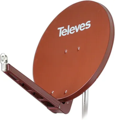 Produktbild von Televes S85QSD-Z, 10,7 - 12,75 GHz, 39,5 dBi, Rot, Aluminium, 850 mm, 950 mm