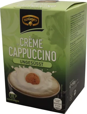 Produktbild von Krüger Dolce Vita Cappuccino Weniger Süß Milchkaffee aus Bohnenkaffee 10x15g