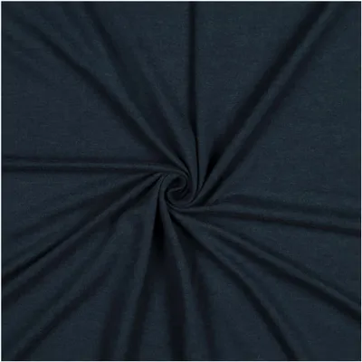 Jersey-Stoff Viskose (Bambus-Zellstoff) 0,5 x 1,45 m Bambus-Jersey Meterware marine
