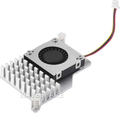 Produktbild von WaveShare Active Cooler (B) for Raspberry Pi 5 Aluminium Heatsink with Thermal Pads