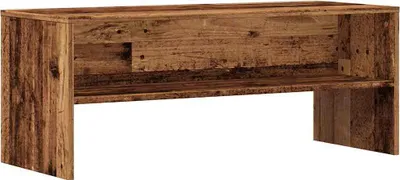 Zdjęcie produktu dla vidaXL Półka pod telewizor o wyglądzie starego drewna 100x40x40 cm materiał drewnopochodny