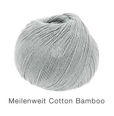 Produktbild von Meilenweit 100 Baumwolle Bamboo 014 | Hellgrau