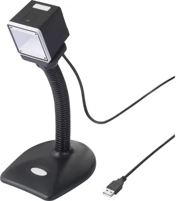 Produktbild von Renkforce RF-SBS-500 2D Barcode-Scanner Kabelgebunden 1D, 2D Imager Schwarz Desktop-Scanner (Stationär) USB-A