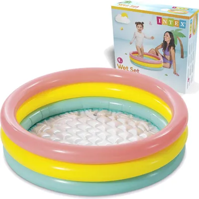 Image de Piscine gonflable 3 couleurs 86 x 25 cm INTEX 58924