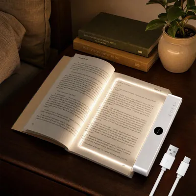 Productafbeelding van Leeslamp, oplaadbaar licht voor het lezen van boeken in bed, led-leespaneel