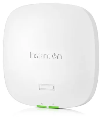 Zdjęcie produktu dla HPE Networking Instant On Access Point Dual Radio Tri Band 2x2 Wi-Fi 6E (RW) AP32, 2,4 GHz, 5 GHz, 6 GHz, 2400 Mbit/s, OWE, WPA2, WPA3, 2500 Mbit/s