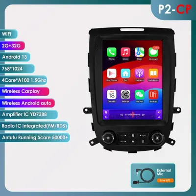 Obrázok produktu pre Autorádio – Multimediálny prehrávač – Navigačný systém – GPS rádio – 2DIN autorádio – 9,7-palcový displej