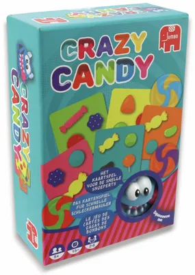 Produktbild von Jumbo Crazy Candy, Kartenspiel, Matching, 5 Jahr(e)
