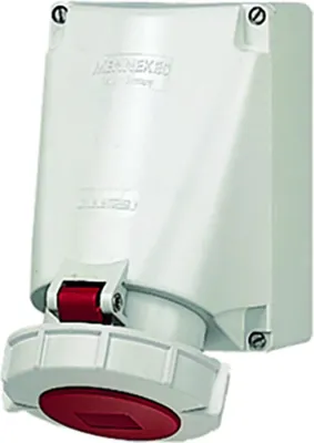Obrázek produktu pro Mennekes CEE nástěnná zásuvka, 63 A, 5p, 400 V, 6 h, IP67, 1 ks.