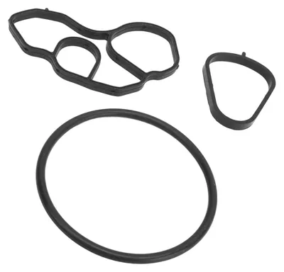 Image de Kit de joints pour boîtier de filtre à huile moteur 11428643758 - Joint de caoutchouc de remplacement pour le refroidisseur d'huile de la PEUGEOT 208 (2012 à 2019)