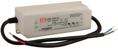 Image de LPV Alimentation LED 150W 12.5A 180-305V AC / 12V DC IP67