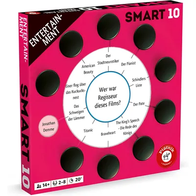 Produktbild von Piatnik Smart 10 Entertainment, Brettspiel-Erweiterung, Familie, 14 Jahr(e), 20 min