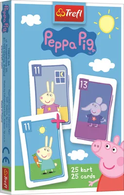Produktbild von Trefl 08485 - Kartenspiel Peppa Pig 25 Karten