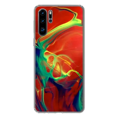 Produktbild von MuchoWow® Handyhülle Schutzhülle Hülle für Huawei P30 Pro Kunst - Tinte - Farben - Psychedelisch Silikon Softcase Handy Hülle - Schutzdeckel