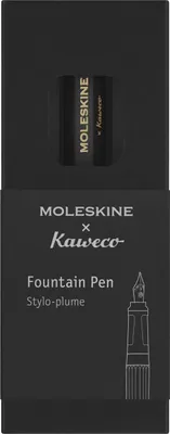 Imagen del producto de Moleskine X Kaweco, bolígrafo tipo pluma, punta media, color negro