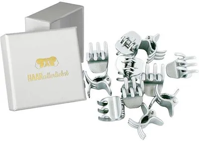 Produktbild von Klein Haarspeldset mit 12 Stücken, Frauenhaarspeld, Zierhaken, kleine Frauenhaarspeld, Mini-Haarspeld