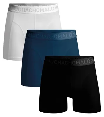 Produktbild von Boxershorts, 3er-Pack – Einfarbig, aus Baumwolle mit elastischem Bund