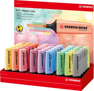 Immagine prodotto di STABILO BOSS ORIGINAL Pastel evidenziatore 45 pz Punta smussata Multicolore