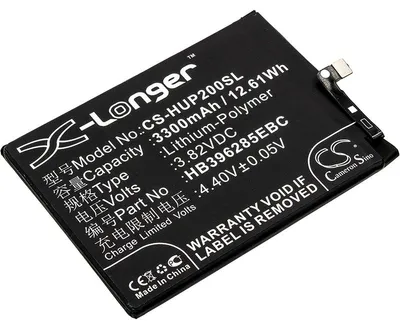 Immagine prodotto di TECHTEK Batteria compatibile con [Huawei] COL-AL00, COL-AL10, COL-L29, COL-TL00, COL-TL10, Emily, EML-AL00, EML-L09, EML-L09C, EML-L29, EML-L29C, EML