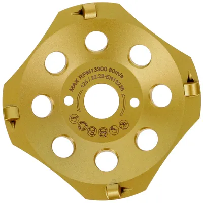 Obrázek produktu pro Řezací kotouč na diamant pro úhlovou brusku, průměr 125 mm, 4 segmenty