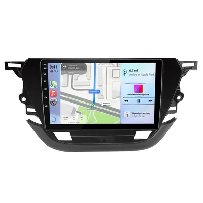 Produktbild von Hexinex 9'' Autoradio Carplay Für Android Auto Opel Corsa F 2019-2023 Gps Navi WiFi Bluetooth SWC FM RDS DSP USB DAB+