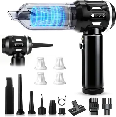 Produktbild von Citybee Handstaubsauger Akku, Mini kabellos, 25000Pa, 4-in-1, Bürstenloser Motor, 3 Saugstufen, tragbar für Auto & Zuhause