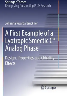 Immagine prodotto di Un primo esempio di una fase analoga smectica C\* liootropica.
